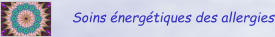 Soins énergétiques des allergies